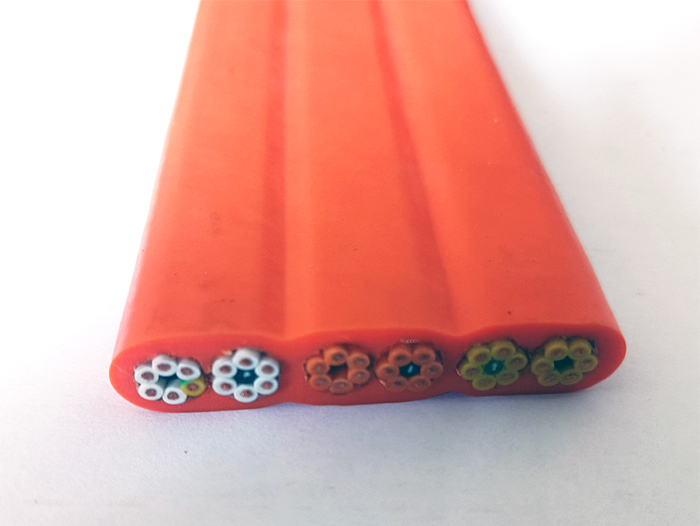 絞合型隨行屏蔽扁電纜